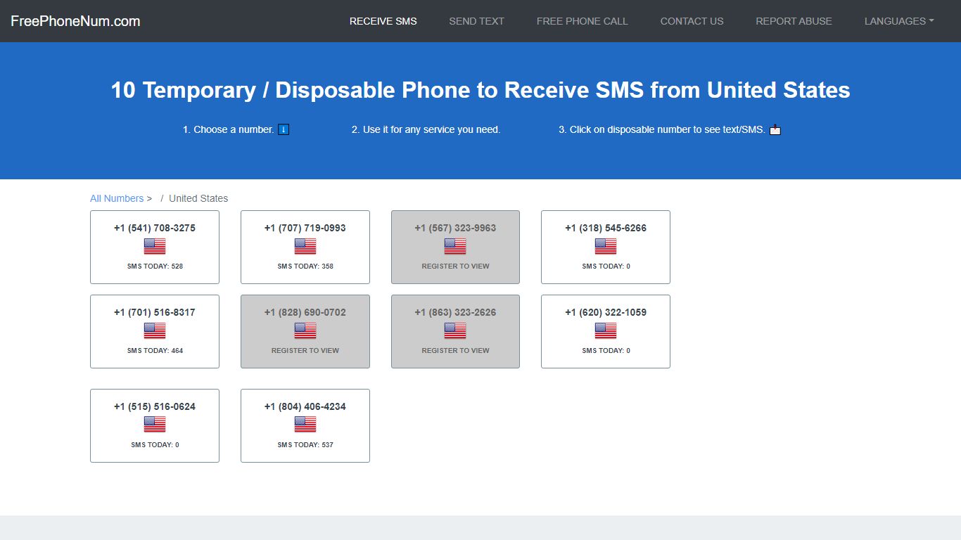 📲 Disposable Number To Receive SMS 2022 United States - Free Phone Num